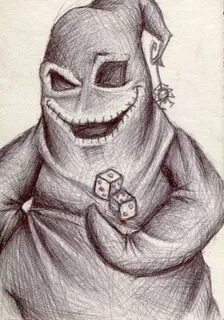 oogie boogie drawing Oogie Boogie Sketch Card by UnderCoverC