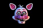 Download Funtime Foxy Head Finished Fivenightsatfreddys Wall