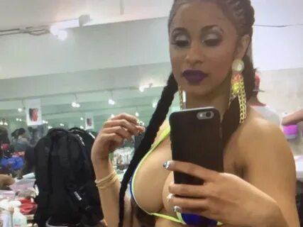 Cardi B Flexes Insane Abs + Busty Body In NSFW Throwback Str