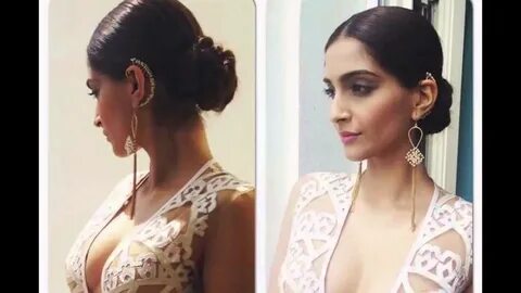 HOT Sonam Kapoor Super Cleavage Revealing Dress Cannes Film Festival 2015 - YouT