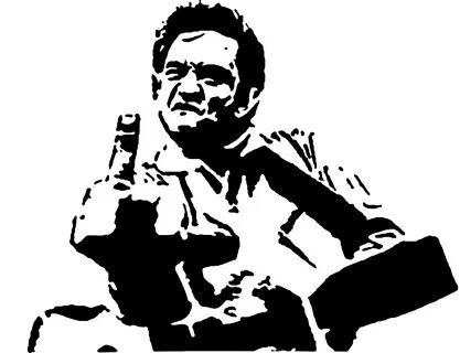 johnny cash stencil - Google Search Johnny cash art, Eyes ar