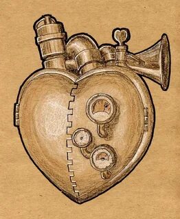 Steampunk Steampunk tattoo, Steampunk heart, Steampunk drawi