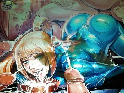 Cum tribute to Samus Aran (request from malarion) - 1 Pics x