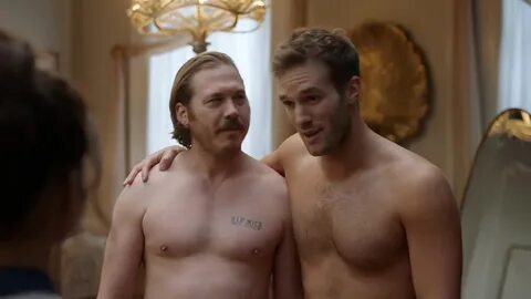 ausCAPS: Andy Favreau and Scott MacArthur shirtless in The M