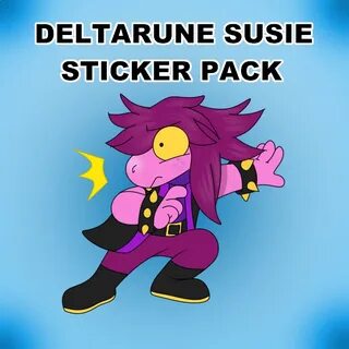 Deltarune Susie Sticker Pack for Telegram by KhramChee -- Fu