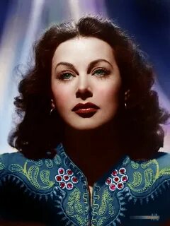 Hedy Lamarr in the mid-1940s, said to be the most beautiful 