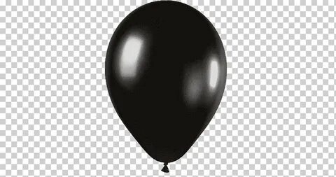 черный шар, воздушный шар, черный воздушный шар, реальный pn