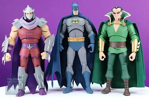 Batman Vs TMNT Ra's Al Ghul And Shredder Action Figure 2-Pac