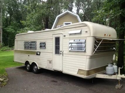 1966 HOLIDAY RAMBLER VINTAGE TRAILER RV Holiday rambler, Vin