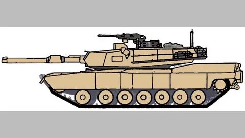 Рисую M1 Abrams (финал) - YouTube