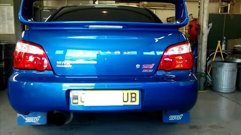 2003 Subaru WRX STI Prodrive Type UK Revs with Blitz Nur Spe