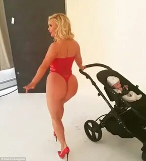 Coco Austin twerks with 4 year old daughter during photoshoo