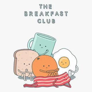 Breakfast Club Cartoon Png , Transparent Cartoons - Breakfas