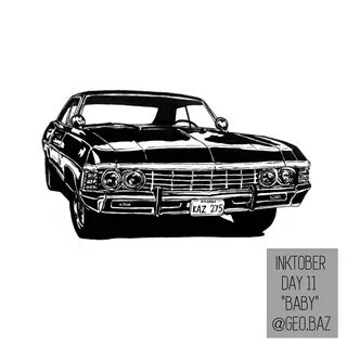 Inktober day 11: "Baby" from Supernatural