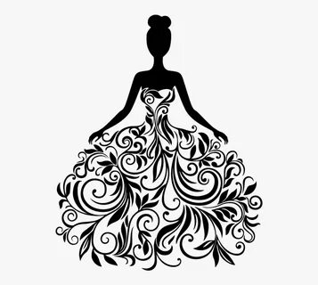 Wedding Dress Woman - Lady In Dress Silhouette , Free Transp