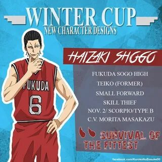 Fukuda Sogo 6 - Haizaki Shogo Kuroko no basket, Kuroko, No b