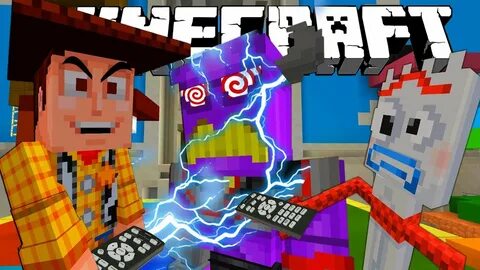 MINECRAFT TOY STORY FORKY AND WOODY BRAINWASH ZURG MINECRAFT