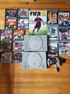 2 Playstation with games for Psx , Ps2 , Ps3 , Ps4 and more 