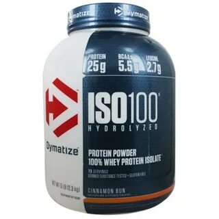 Buy Dymatize Iso-100 Protein, 5 lb Cinnamon Bun Online in In
