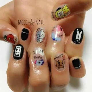 BT21 ネ イ ル 💣 娘 の 冬 休 み ネ イ ル 💅 . #bts# bts ネ イ ル. Manicura d