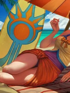 Free download leona pool party league of legends hd wallpape