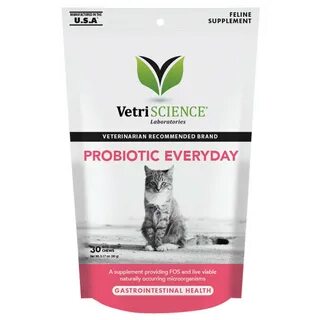 Probiotic Everyday for Cats, Digestive Support Supplement, 6