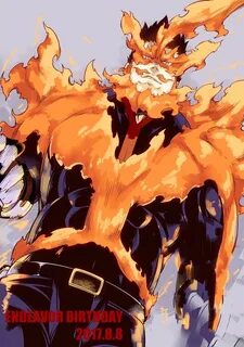 Endeavor Todoroki Enji Anime, Hero academia characters, My h