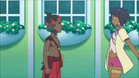 Olivia hugs Kiawe Pokémon Sun and Moon Know Your Meme