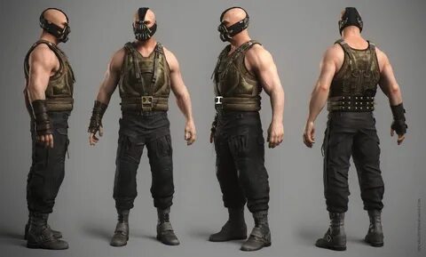 Bane - Fan art, Carlos Vidal Character modeling, Character m