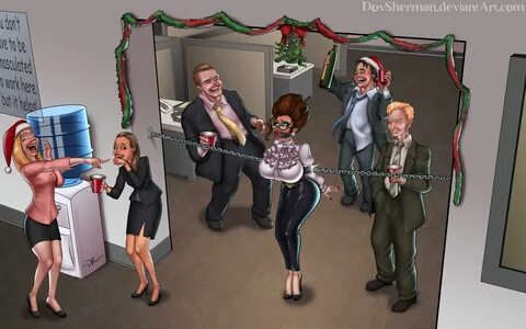 Office Party Mistletoe by DovSherman on DeviantArt in 2020 O