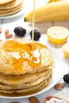 Vegan American Pancakes Recipe Best vegan pancakes, Snack re