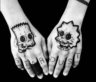 Photo - Bart and Lisa tattoo by Roy Tsour Photo 29884 Simpso