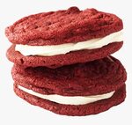 Red Velvet Sandwich Cookie - Red Velvet Cookies Png, Transpa