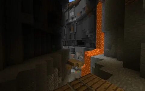 Shipwreck Seed - plus Ravine with Mineshaft at Spawn - Minec