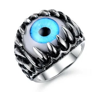 Wholesale Price Personality Fashion Stainless Steel Opal Eye