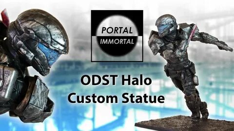 ODST Halo Custom Statue by Portal Immortal - YouTube