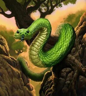Card Name: Snake Artist: Lars Grant-West Snake monster, Snak