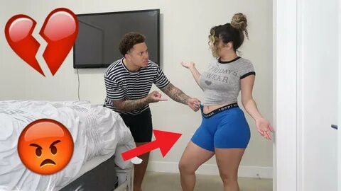 WEARING ANOTHER MANS BOXERS PRANK ON BOYFRIEND! ** HE LEAVES