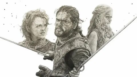 Araine Tjay's Game Of Thrones Speed Drawing Tribute - "The P