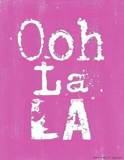 Ooh La La French sign digital PDF Pink uprint von ... - #Dig