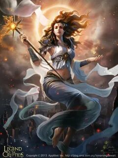 Legend of the Cryptids 由 梁 星 创 作 Fantasy art women, Warrior 