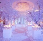 19 Incredibly Perfect Altars And Aisles Winter wonderland we