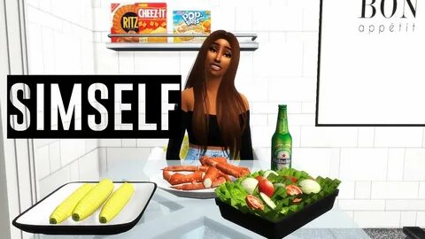 Let's Play The Sims 4 SIMSELF EP 6-MUKBANG QUEEN - YouTube