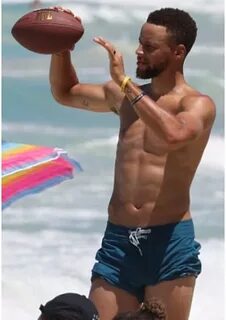Stephen Curry’s Beach Bulge! 😍 CelebrityDNA