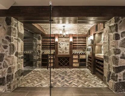 Rustic Tuscan custom wine cellar by Papro Consulting www.pap