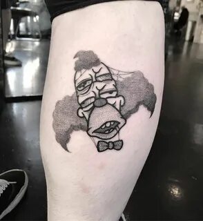 Krusty the Clown tattoo by Sewp Best sleeve tattoos, Clown t