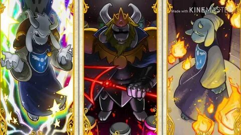 Nhà Dreemurr ( Asriel + Asgore + Toriel ) Undertale RD Gamin