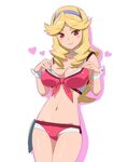 Safebooru - 1girl blonde hair blush stickers boobies uniform