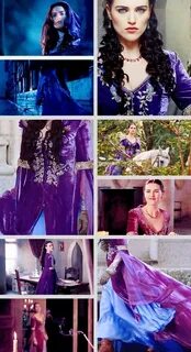 Morgana's purple dress. Katie mcgrath, Merlin morgana, Fanta