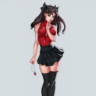 Download hot rin tohsaka, fate/stay night, anime girl 2248x2